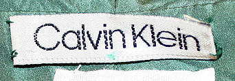 Evening ensemble, Calvin Klein, Inc. (American, founded 1968), silk, American