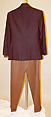 Ensemble, Calvin Klein, Inc. (American, founded 1968), (a–c) wool; (d) silk, American