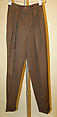Ensemble, Calvin Klein, Inc. (American, founded 1968), (a–c) wool; (d) silk, American