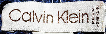 Ensemble, Calvin Klein, Inc. (American, founded 1968), linen, American