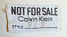 Dress, Calvin Klein, Inc. (American, founded 1968), linen, American