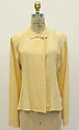 Ensemble, Calvin Klein, Inc. (American, founded 1968), (a,b) leather; (c) silk; (d) cotton, American