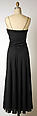 Evening ensemble, Calvin Klein, Inc. (American, founded 1968), silk, American
