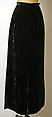 Ensemble, Calvin Klein, Inc. (American, founded 1968), (a) mohair, nylon, wool; (b) rayon, silk, American