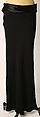 Evening ensemble, Ann Demeulemeester (Belgian, founded 1985), rayon, Belgian