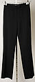 Ensemble, Ann Demeulemeester (Belgian, founded 1985), (a,d) wool; (b) synthetic fiber; (c) viscose, Belgian