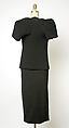 Ensemble, Comme des Garçons (Japanese, founded 1969), (a) polynosic rayon, nylon, polyurethane (b) wool, nylon, polyurethane, down, Japanese
