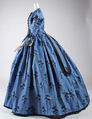 Dress, silk, French
