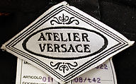 Evening dress, Gianni Versace (Italian, founded 1978), leather, Italian