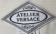 Evening dress, Versace Couture (Italian, founded 1992), wool, Italian
