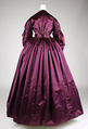 Dress, silk, British