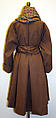 Coat, Romeo Gigli (Italian, born 1949), (a) cotton/polyester/silk/polyurethane blend, rayon, plastic; (b) cotton blend, Italian