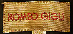 Evening ensemble, Romeo Gigli (Italian, born 1949), (a) rayon/cotton/silk blend, rayon; (b) rayon/cotton/silk blend, Italian