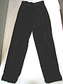 Evening ensemble, Romeo Gigli (Italian, born 1949), (a) rayon/cotton/silk blend, rayon; (b) rayon/cotton/silk blend, Italian
