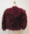 Jacket, Yves Saint Laurent (French, founded 1961), feathers, French