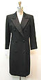 Dress, Yves Saint Laurent (French, founded 1961), wool, silk, jet, French