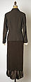 Suit, Dries Van Noten (Belgian, born 1958), (a) wool/cotton/nylon blend, plastic; (b) cotton, rayon, abalone; (c) wool/rayon blend, abalone; (d) rayon, Belgian