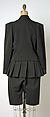 Suit, Comme des Garçons (Japanese, founded 1969), wool/linen blend, Japanese