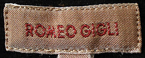 Ensemble, Romeo Gigli (Italian, born 1949), (a) wool, spandex; (b,c) suede, elastic, leather, Italian