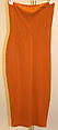 Ensemble, Romeo Gigli (Italian, born 1949), (a) silk; (b) silk, synthetic fiber; (c) cotton, lycra; (d,e) suede, Italian