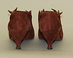 Ensemble, Romeo Gigli (Italian, born 1949), (a) silk; (b) silk, synthetic fiber; (c) cotton, lycra; (d,e) suede, Italian