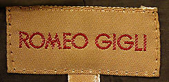 Suit, Romeo Gigli (Italian, born 1949), (a,b) wool, spandex; (c) rayon, nylon, lycra, Italian