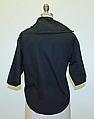 Ensemble, Romeo Gigli (Italian, born 1949), (a) cotton; (b) cotton, nylon; (c,d) cotton, leather, Italian