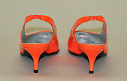 Pumps, Patrick Cox (British, born Canada, 1963), leather, plastic (vinyl), British