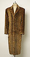 Coat, Gianni Versace (Italian, founded 1978), synthetic fiber, Italian