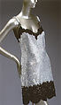 Evening dress, Gianni Versace (Italian, founded 1978), rhinestones, synthetic fiber, Italian
