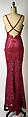 Evening dress, Gianni Versace (Italian, founded 1978), synthetic fiber, Italian