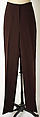 Ensemble, Donna Karan New York (American, founded 1985), (a) leather, wool; (b) wool; (c,d) suede, American