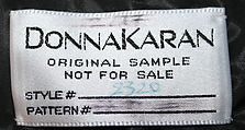 Ensemble, Donna Karan New York (American, founded 1985), (a, c) wool; (b) suede; (d, e) leather, American