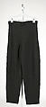 Ensemble, Donna Karan New York (American, founded 1985), (a, c) wool; (b) suede; (d, e) leather, American