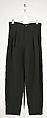 Ensemble, Donna Karan New York (American, founded 1985), (a, c) wool; (b) suede; (d, e) leather, American