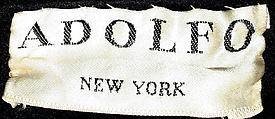 Ensemble, Adolfo (American, born Cuba, Cárdenas 1923–2021 New York), wool, American