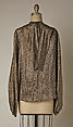 Ensemble, Bill Blass Ltd. (American, founded 1970), (a) nylon; (b,c) silk, American