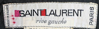 Jacket, Yves Saint Laurent (French, founded 1961), wool, French