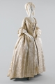 Robe à la française, silk, French