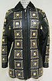 Jacket, Gianni Versace (Italian, founded 1978), leather, lamb fleece, Italian