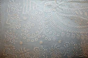Shawl, cotton, American or European