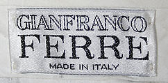Trousers, Gianfranco Ferré (Italian, 1944–2007), wool, silk, Italian
