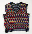 Sweater vest, Kaffe Fassett British, wool, British