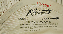 Bathing cap, Kleinert&#39;s (American), rubber, cotton, American