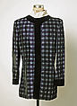 Evening ensemble, Luis A. Palacio (American, born Argentina), (a) silk; (b) synthetic fiber, American