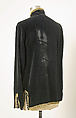 Jacket, Luis A. Palacio (American, born Argentina), silk, metallic braid, American