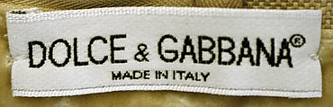 Corset, Dolce & Gabbana (Italian, founded 1985), [medium not available], Italian