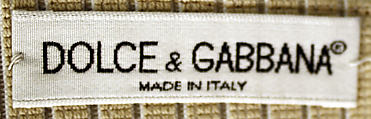 Corset, Dolce & Gabbana (Italian, founded 1985), [medium not available], Italian