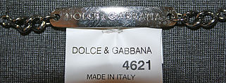 Suit, Dolce & Gabbana (Italian, founded 1985), cotton, synthetic fiber, Italian