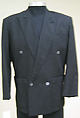 Ensemble, Jean Paul Gaultier (French, born 1952), (a–c) wool; (d) rayon; (e) wool; (f) silk, French